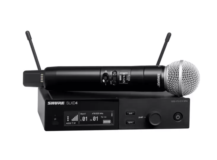 Shure SLXD24/SM58 käsimikrofonijärjestelmä - Käsimikrofonijärjestelmät - SLXD24E-SM58-G59 - 1