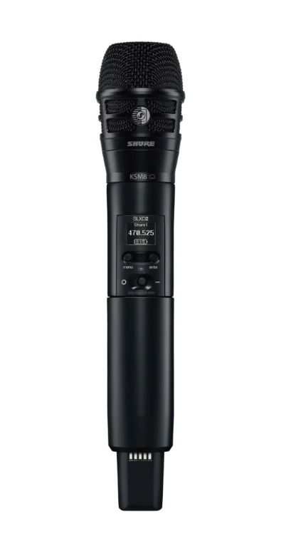 Shure SLXD2/K8B käsilähetin - Käsilähettimet - SLXD2-K8B-G59 - 1