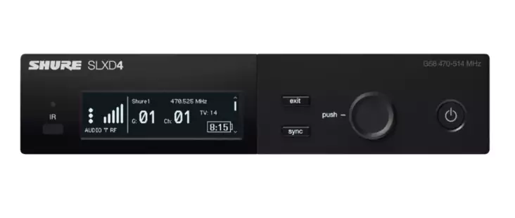 Shure SLXD4 vastaanotin - Vastaanottimet - SLXD4-G59 - 1