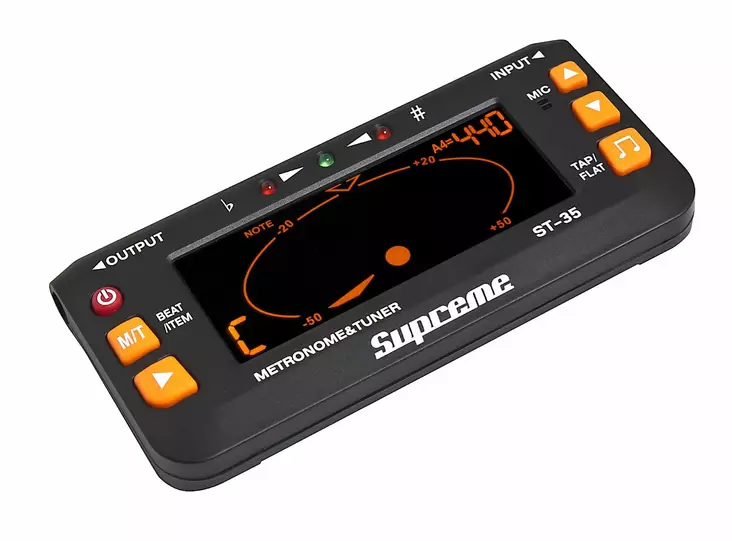 Supreme ST35 kromaattinen viritin metronomilla - Kitaravirittimet - 324979 - 1