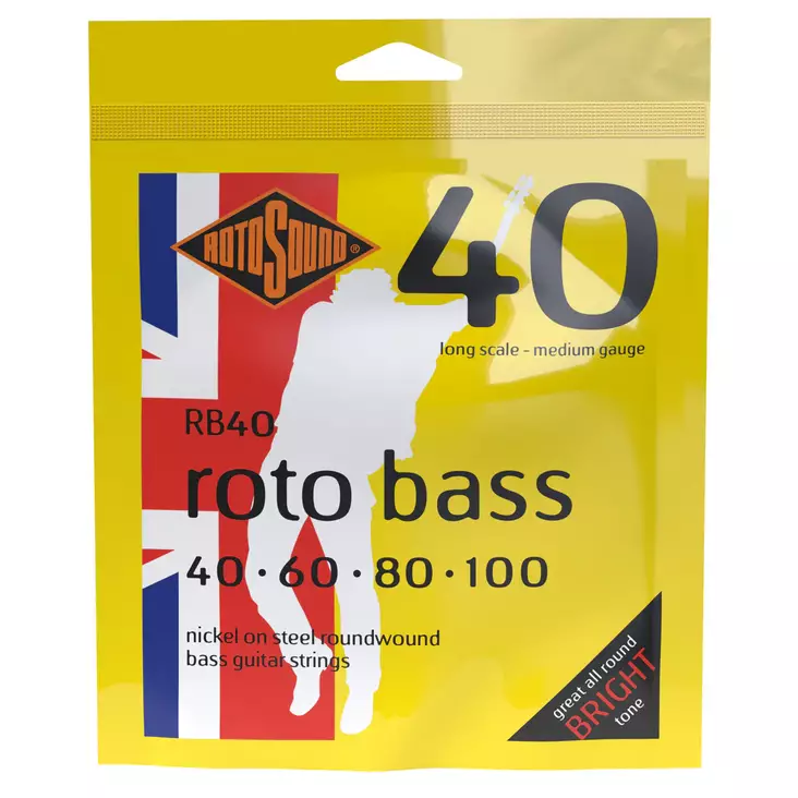 Rotosound RB40 Bass Nickel Medium 40-100 - Basson kielet - 280109 - 1