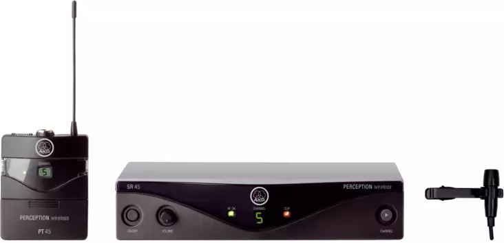 AKG PW45 Presenter Set, langaton nappimikrofonijärjestelmä - Nappimikrofonijärjestelmät - 8AUWMS45PREA - 1