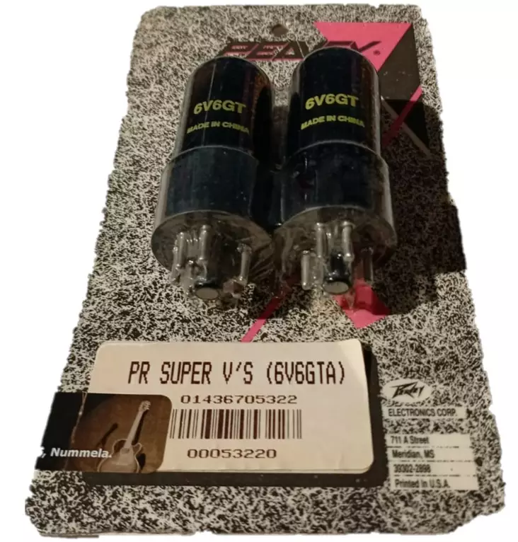 Peavey PR Super V's 6V6GTA sovitettu pari - Vahvistinputket - PEAVEY6V6GTA - 1