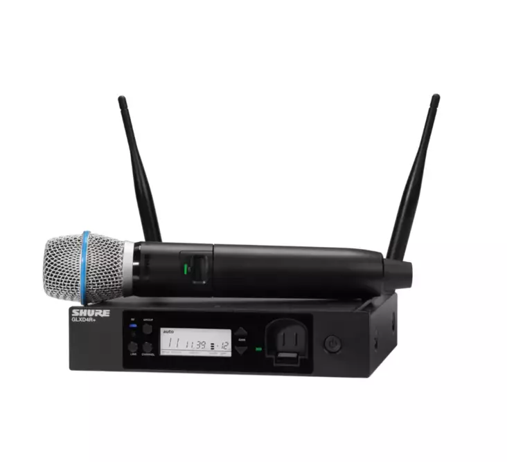 Shure GLXD24R+/B87A käsimikrofonijärjestelmä - Käsimikrofonijärjestelmät - GLXD24PLUSR-B87A - 1