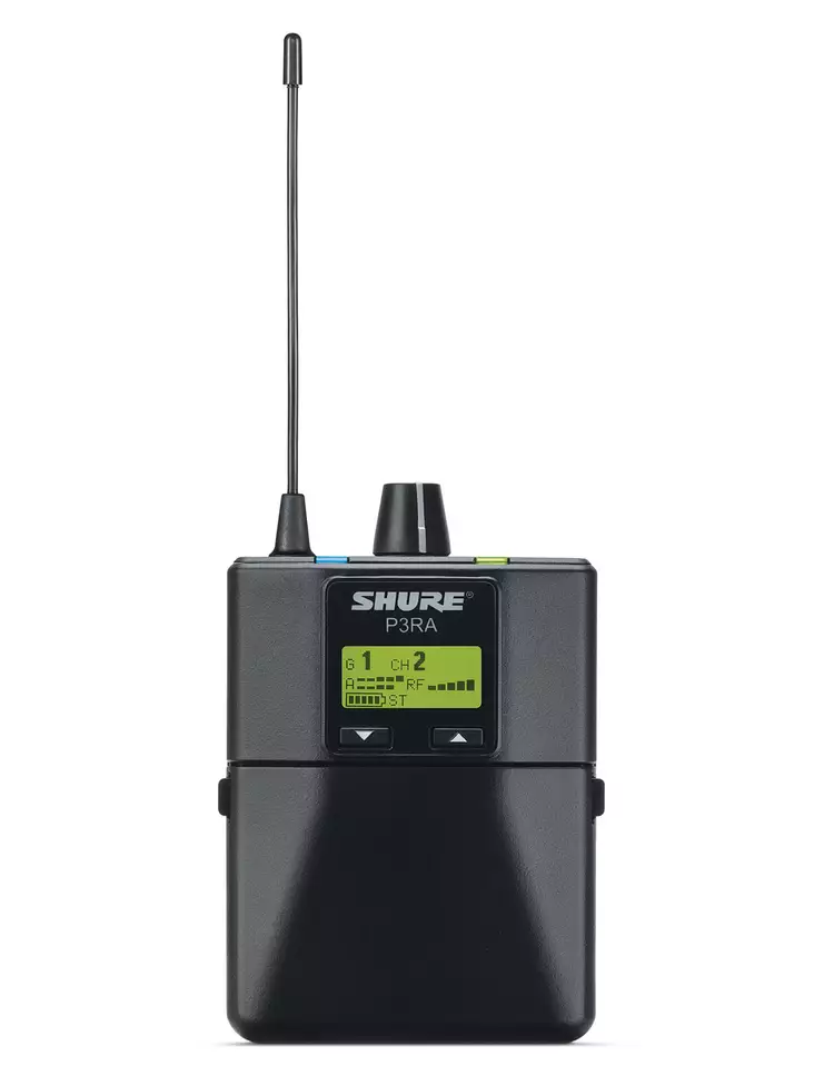 Shure P3RA Bodypack-vastaanotin - Lähettimet ja vastaanottimet - P3RA - 1