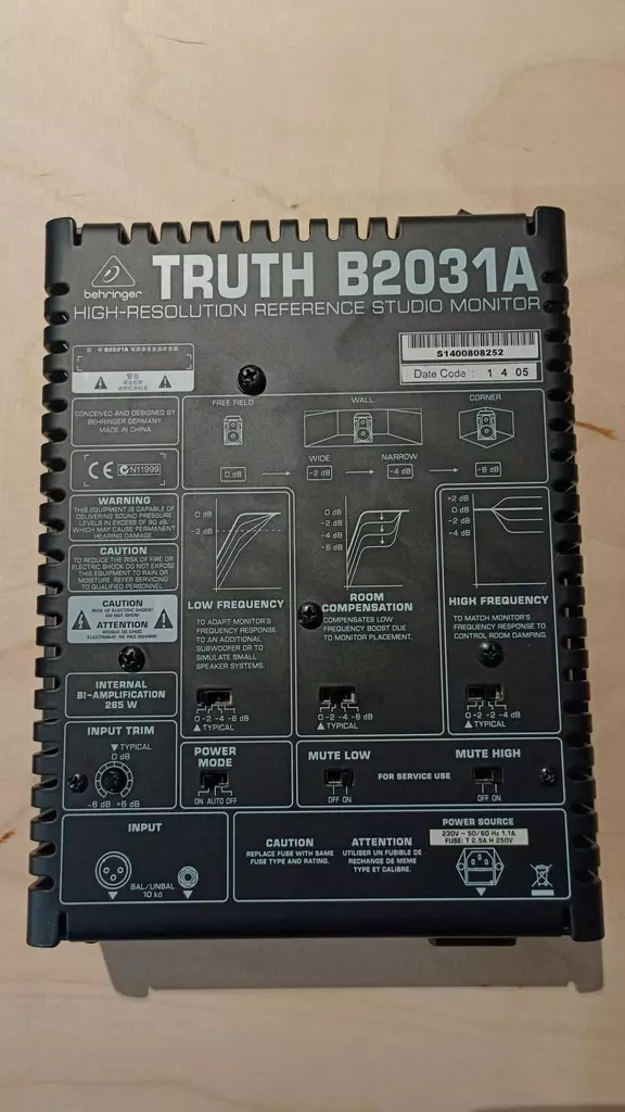Behringer Truth B2031A vahvistinmoduli - Kaiutintarvikkeet - B2031A - 1
