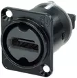 Neutrik NAHDMI-W-B, HDMI-läpivientiliitin - Muut liittimet - NAHDMI-W-B - 1
