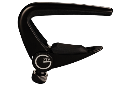 G7th Newport steel string satin black capo - Capot - G7THNSSB - 1