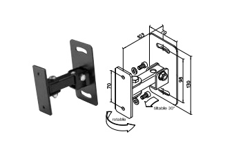Genelec 8000-401B seinäteline - Genelec-lisävarusteet - 8000-401B - 1