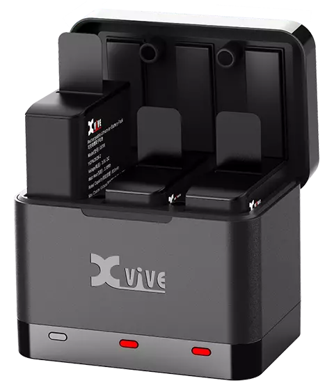 Xvive U5C laturi + 3 akkua - Kameramikrofonit - XVU5C - 1