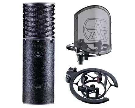Aston Microphones Spirit Black Bundle - Isokalvoiset kondensaattorimikrofonit - SPIRITBLKBND - 1
