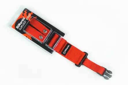 DiMarzio DD2200RD ClipLock kitarahihna punainen - Kitarahihnat - DMDD2200RD - 2
