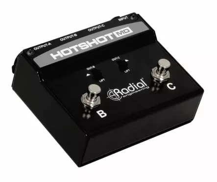 Radial HotShot MD mikrofonikytkin - Kytkimet (A/B, mykistys, reititys) - HOTSHOTMD - 2