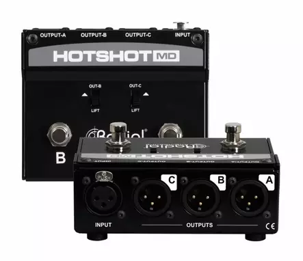 Radial HotShot MD mikrofonikytkin - Kytkimet (A/B, mykistys, reititys) - HOTSHOTMD - 1
