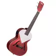 Kala Chicago Red Archtop Tenor w/ Case - Ukulelet - KA-JTE-CHRD - 1