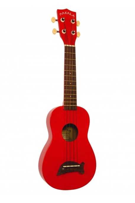 Kala Makala Dolphin Soprano Red ukulele - Ukulelet - YKLMK-SDRD - 1