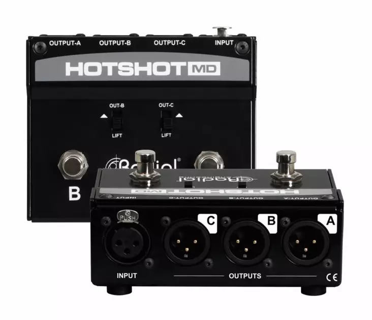 Radial HotShot MD mikrofonikytkin - Kytkimet (A/B, mykistys, reititys) - HOTSHOTMD - 1