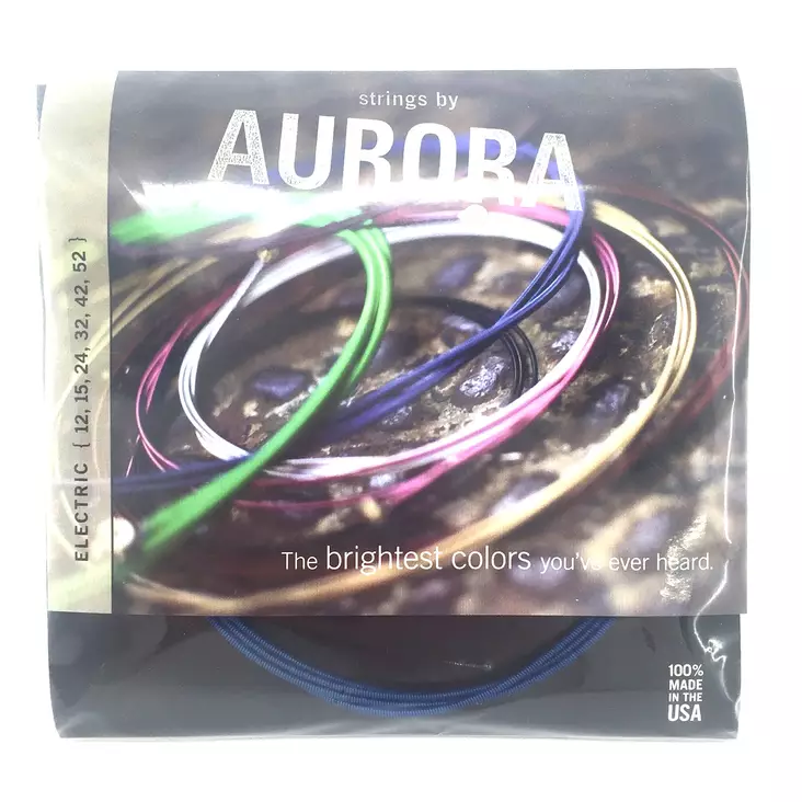 Aurora Electric Blue 12-52 sähkökitaran kielisarja, sininen - Kitaran kielet - AURORAELEC1252BLUE - 1