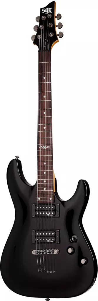 Schecter C-1 SGR BLK sähkökitara - Sähkökitarat - YSC3800E - 1