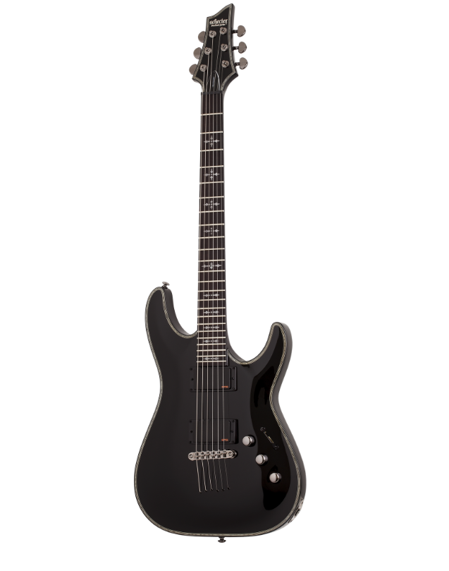 Schecter Hellraiser C-1 Gloss Black sähkökitara - Sähkökitarat - YSC1787E - 1