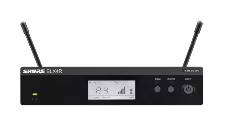 Shure BLX4R vastaanotin, K3E - Vastaanottimet - BLX4R-K3E - 1