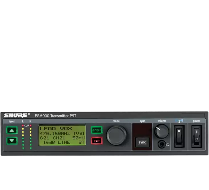 Shure P9T PSM900 - Lähettimet ja vastaanottimet - P9TE-G6E - 1