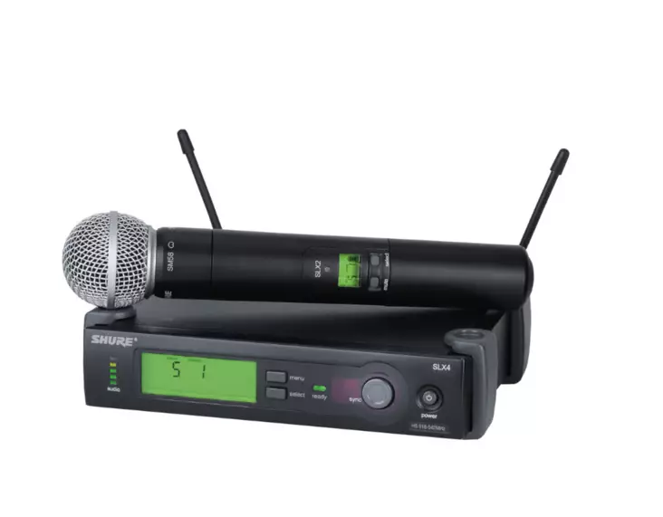 Shure SLX24/SM58 G4E mikrofonijärjestelmä - Käsimikrofonijärjestelmät - SLX24-SM58-G4E - 1