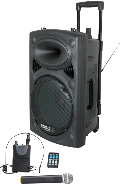 Ibiza Port15UHF akku-PA - Kaiutinjärjestelmät - PORT15UHF - 1