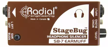 Radial StageBug SB-7 Ear Muff headphone controller - Kuulokevahvistimet - SB-7_EAR_MUFF - 1