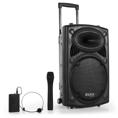 Microfono Portatile Ibiza UHF 865 MHz - Senza Fili, Con Batteria, Per Karaoke E Presentazioni - Foto 3