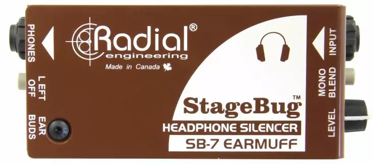 Radial StageBug SB-7 Ear Muff headphone controller - Kuulokevahvistimet - SB-7_EAR_MUFF - 1