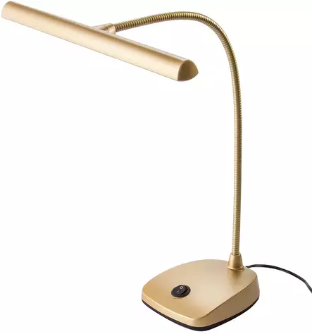 K&M 12297 LED -lamppu pianolle, Kulta - Nuottitelineet ja -valot - 25512297G - 2