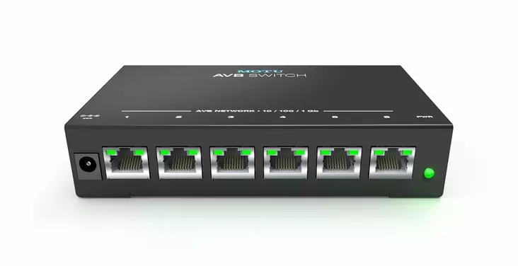 MOTU AVB-kytkin - Digitaaliformaatti- ja verkkomuuntimet - AVBSWITCH - 1