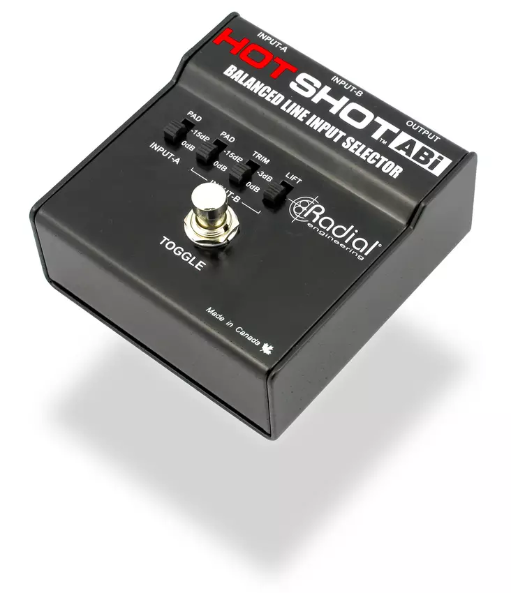 Radial HotShot ABI signaalivalitsin - Kytkimet (A/B, mykistys, reititys) - HotShot_ABI - 1