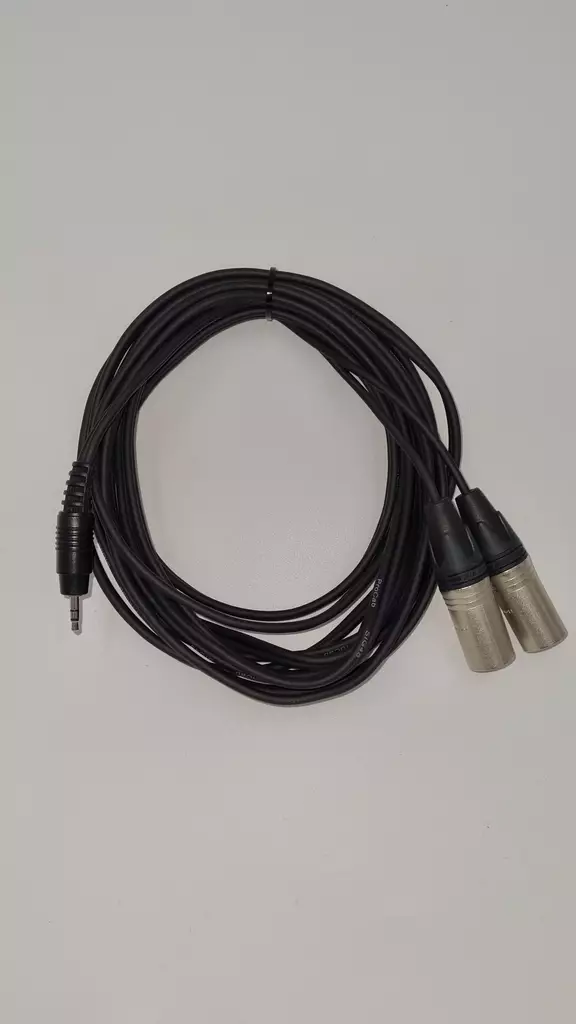 SPS Pro trs-2xXLRu stereokaapeli - XLR - Plugi 3,5mm -kaapelit - SPSPSTEREOKAAPELI - 1