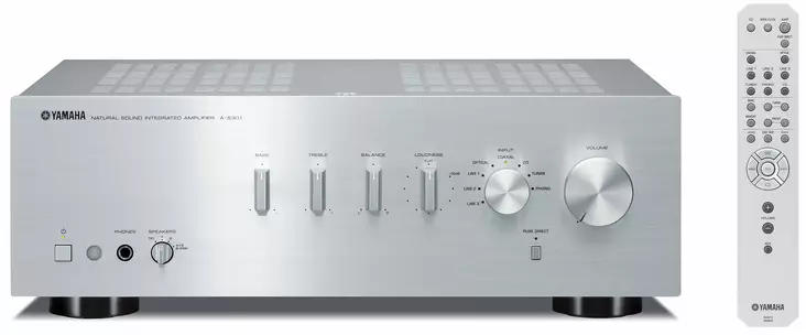 Yamaha A-S301 integroitu vahvistin (hopea) - Integroidut vahvistimet - AAS301SI - 1