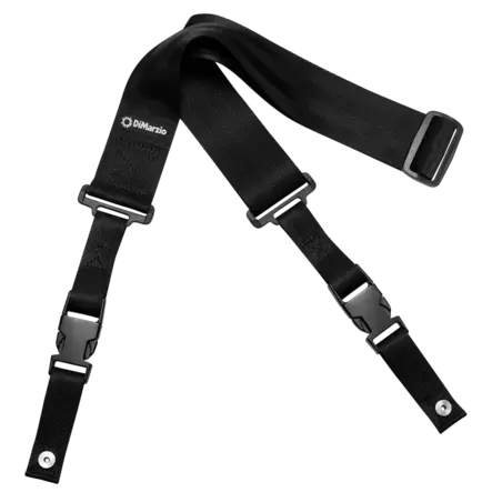 DiMarzio DD2200BK Cliplock Black kitarahihna - Kitarahihnat - DMDD2200BK - 1