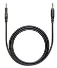 Audio-Technica ATH-M 1,2 m suora kaapeli, musta - Kuulokekaapelit ja -jatkokaapelit - ATHCABLE12BK - 1