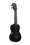 Kala Waterman Soprano ukulele matte black - Ukulelet - YKLKA-SWB-BK - 1
