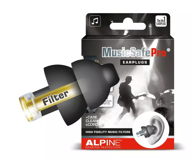 Alpine MusicSafe Pro Black korvatulpat - Korvatulpat ja kuulosuojaimet - MUSICSAFEPROBLK - 3