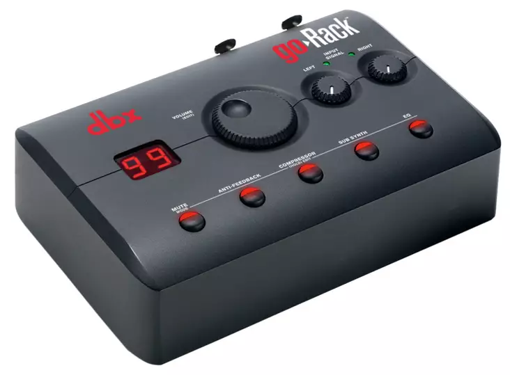 DBX GoRack stereo DI etuasteprosessori - Kaiutinprosessorit & kierronestolaitteet - 7DBGORACK - 1