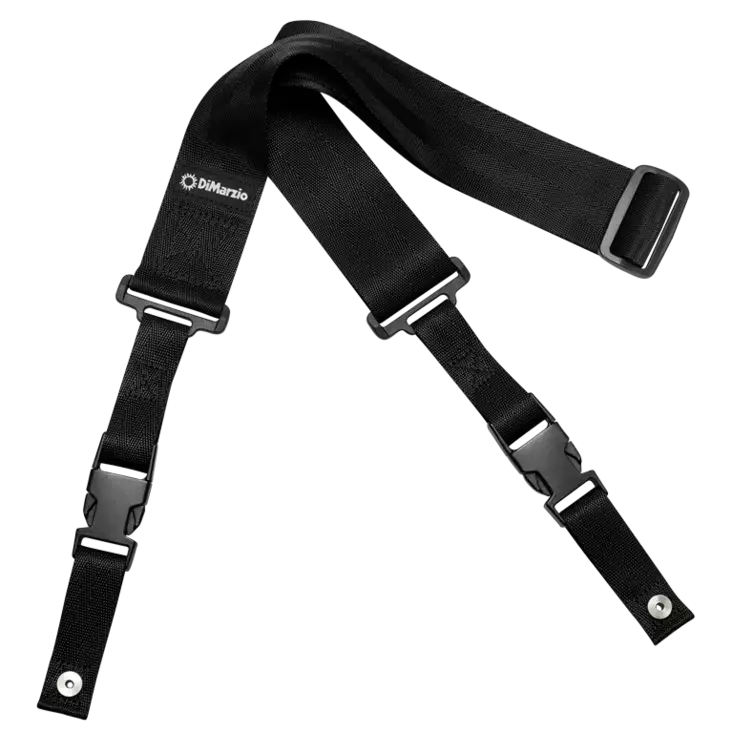 DiMarzio DD2200BK Cliplock Black kitarahihna - Kitarahihnat - DMDD2200BK - 1