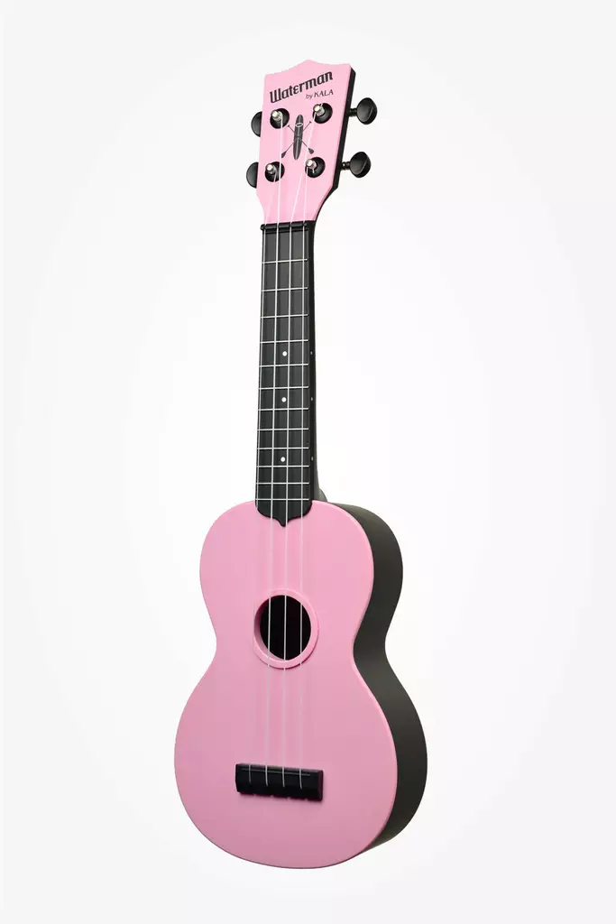 Kala Waterman Ukulele w/Backpack Tote (Pink) - Ukulelet - YKLMK-SWBPK - 1