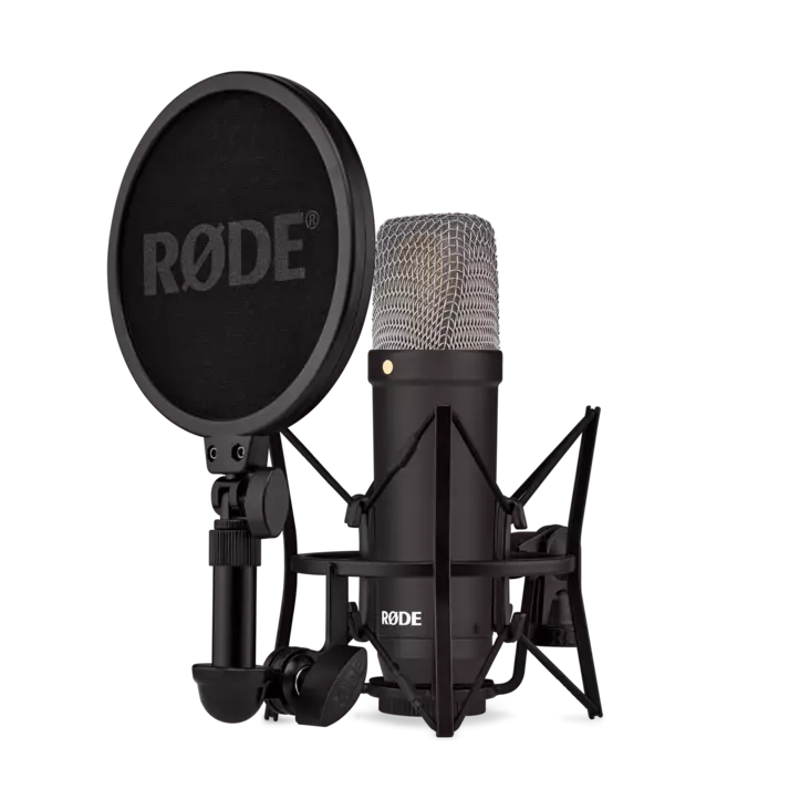 Rode NT1 Signature Black isokalvoinen kondensaattorimikrofoni - Isokalvoiset kondensaattorimikrofonit - NT1SIGNATUREBLACK - 1