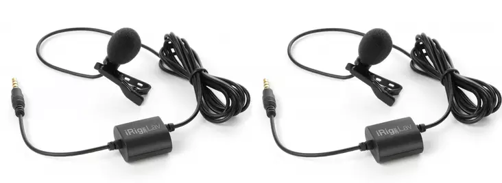 IK Multimedia iRig Mic Lav Dual mikrofonipaketti - USB- ja mobiili-mikrofonit - IKMICLAVDUAL - 1
