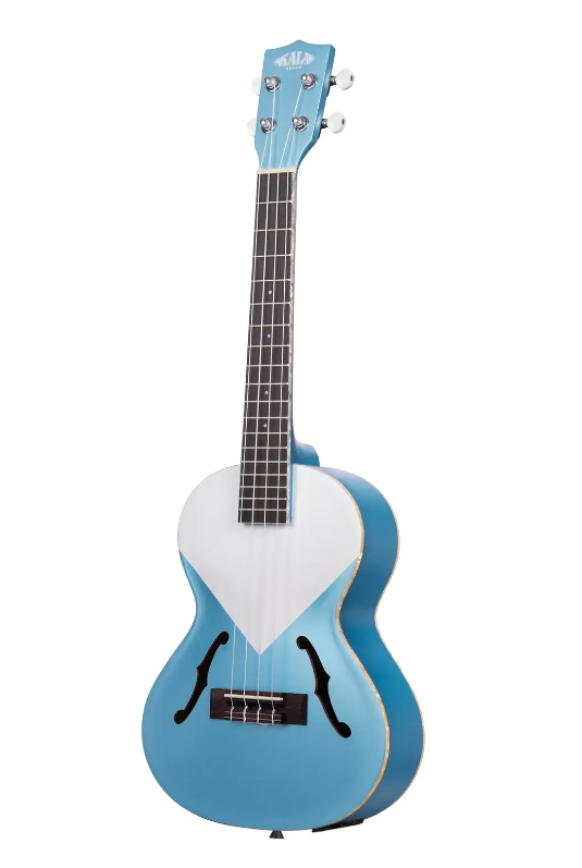 Kala Lake Shore Blue Archtop tenor ukulele w/ Case - Ukulelet - YKLKAJTELSBL - 1