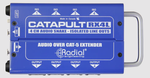 Radial Engineering Catapult RX4L audio snake - DI-boksit - RX4L - 1