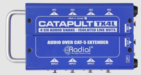 Radial Engineering Catapult TX4L muuntajaeroteltu - DI-boksit - TX4L - 1