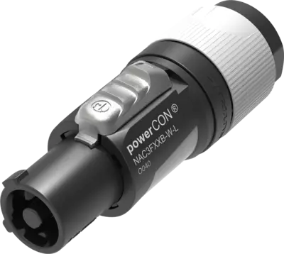 Neutrik NAC3FXXB-W-L - 230V liittimet - NAC3FXXB-W-L - 1