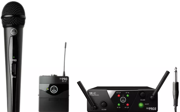 AKG WMS40 Mini Dual Vocal/ Instr. langaton järjestelmä - Instrumenttijärjestelmät - 8AUWMS40M2MIXISM - 1